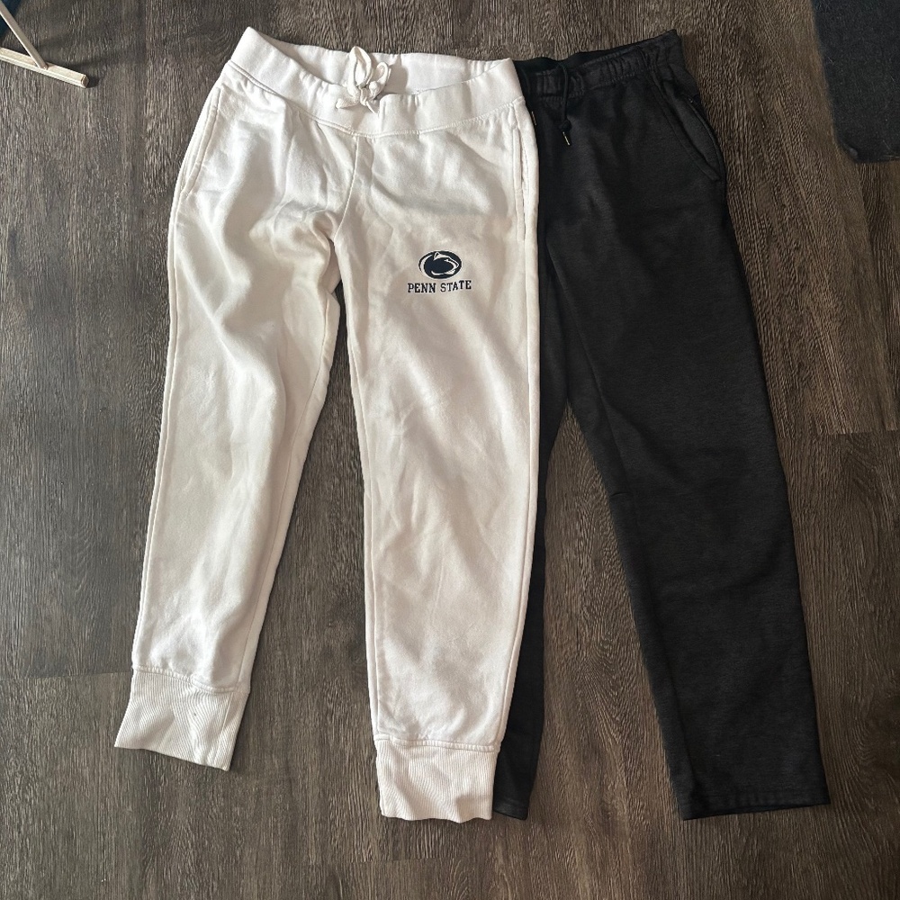 Bogo bundle deal! Lot of 2 pack Pennstate logo sweatpants & black, PA college